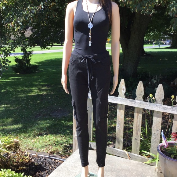 CARGO JOGGER WIDE WAISTBAND STRETCH DENIM - Picture 8 of 8